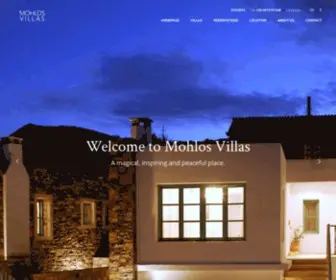 Mohlos.com(Mohlos Luxury Villas Crete) Screenshot