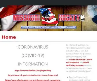 Mohockey.org(Missouri Hockey Inc) Screenshot