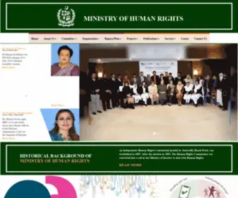 Mohr.gov.pk(Ministry of Human Rights) Screenshot
