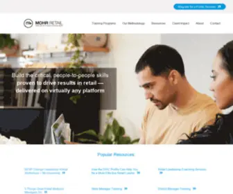 Mohrretail.com(Retail Management Training Programs) Screenshot