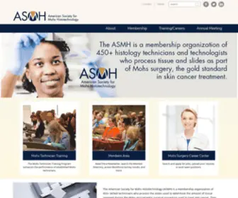 Mohstech.org(American Society for Mohs Histotechnology) Screenshot