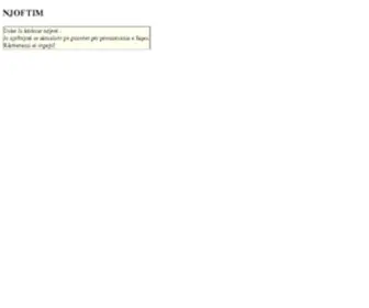 Moi.gov.al(The page cannot be displayed) Screenshot