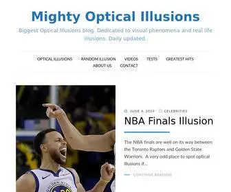 Moillusions.com(Biggest Optical Illusions blog) Screenshot