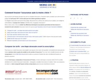 Moins-Chere.fr(Assurance auto pas chère) Screenshot