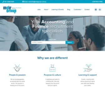 Moirgroup.com.au(Finance & Accounting Recruitment) Screenshot