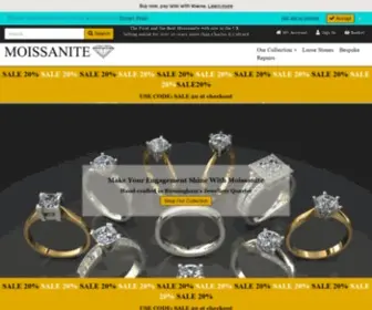 Moissanite.co.uk(Moissanite UK) Screenshot