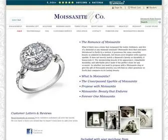 Moissaniteco.com(Moissanite Jewelry Shop) Screenshot