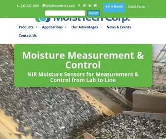 Moisttech.uk(Experts in Moisture Sensors) Screenshot