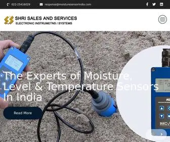 Moisturesensorindia.com(Tempreture Sensors for Concrete Flooring) Screenshot