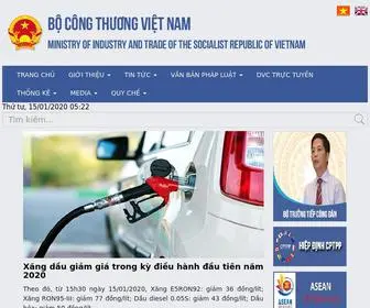 Moit.gov.vn(Cổng) Screenshot