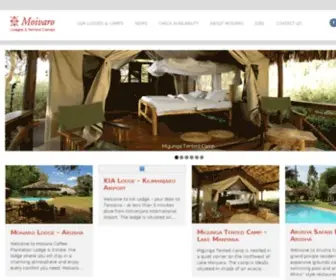 Moivaro.com(Moivaro Lodges and Tented Camps) Screenshot