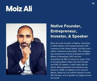 Moizali.com(Moiz Ali) Screenshot