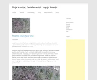 Mojaaronija.com(Moja Aronija) Screenshot