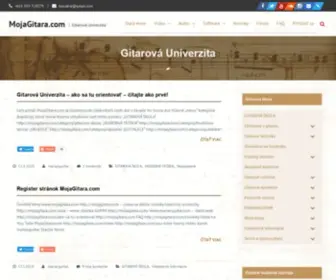 Mojagitara.com(Gitarová) Screenshot