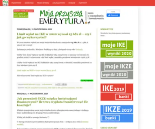 Mojaprzyszlaemerytura.pl(Moja) Screenshot