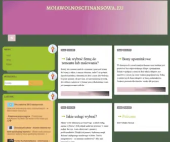 MojawolnoscFinansowa.eu(Inwestycje online) Screenshot