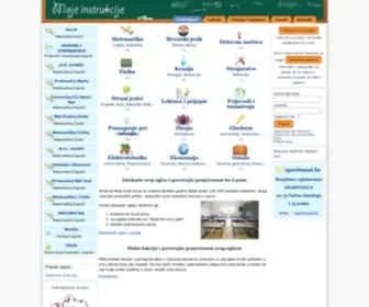 Moje-Instrukcije.com(Instruktori na jednom mjestu) Screenshot