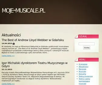 Moje-Musicale.pl(Główna) Screenshot