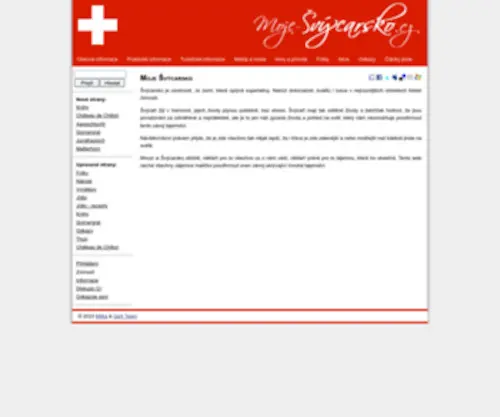 Moje-SVycarsko.cz(Švýcarsko) Screenshot