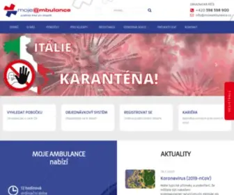 Mojeambulance.cz(MOJE AMBULANCE) Screenshot