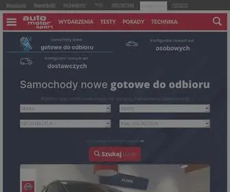 Mojeauto.pl(Internetowa Platforma Motoryzacyjna) Screenshot