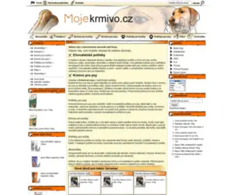 Mojekrmivo.cz(Chovatelské potřeby) Screenshot