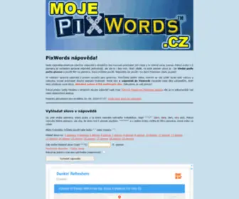 Mojepixwords.cz(Nápověda) Screenshot