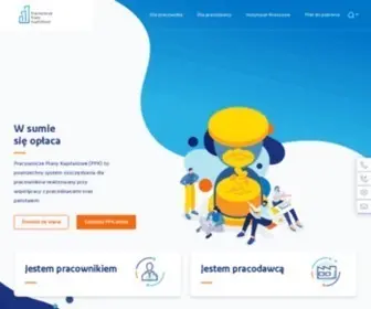 Mojeppk.pl(Portal Informacyjny Pracowniczych Planów Kapitałowych) Screenshot