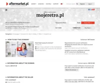 Mojeretro.pl(Domena) Screenshot