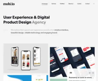 Mojito-Networks.com(Agencja User Experience & Digital Product Design. Agencja UX mohi.to) Screenshot