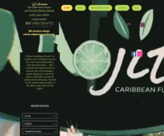 Mojitoscaribbeanfusion.com(Criollo) Screenshot