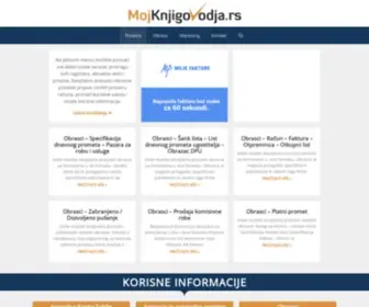 Mojknjigovodja.rs(Portal za privrednike i računovođe) Screenshot
