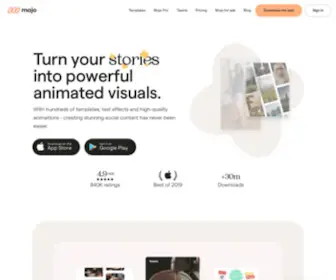 Mojo.video(Social video and content app for small businesses) Screenshot