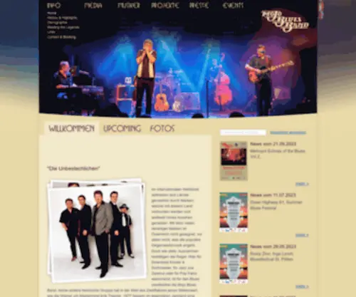 Mojobluesband.com(Mojo Blues Band) Screenshot