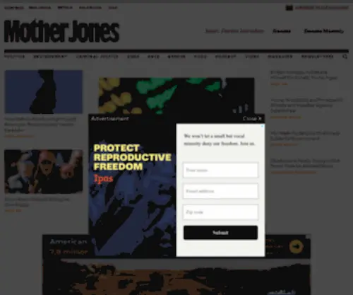 Mojones.com(Smart, fearless journalism) Screenshot