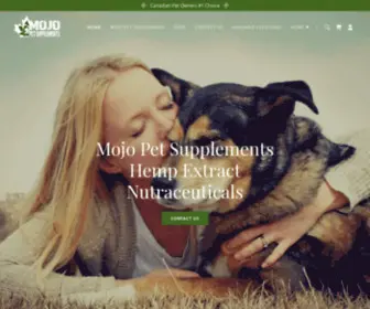 Mojopetsupplements.com(Mojo Hemp Sativa Treats) Screenshot