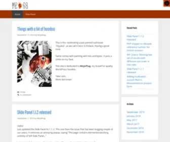 Mojoplug.com(WordPress plugins with mojo) Screenshot