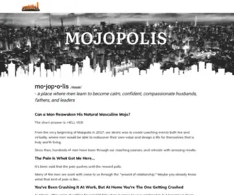 Mojopolis.com(Become a Confident Man) Screenshot