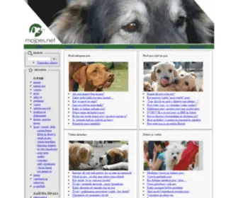 MojPes.net(Stran za vse pasje ljubitelje) Screenshot
