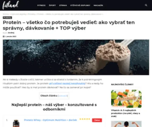 MojProtein.sk(Najlepší proteín) Screenshot