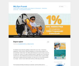 Mojsynfranek.pl(Mój Syn Franek) Screenshot
