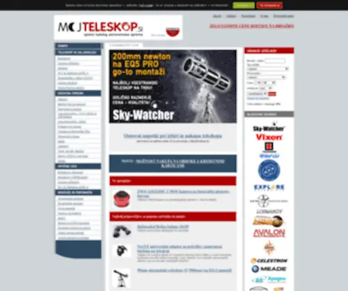 MojTeleskop.si(MOJ TELESKOP) Screenshot