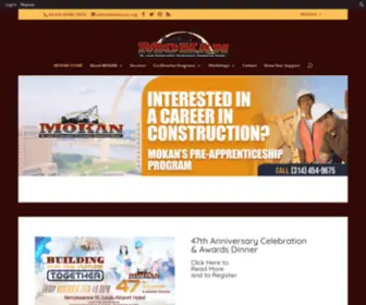 Mokanccac.org(Construction Contractors Assistance Center) Screenshot