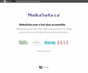 Mokasofa.ca(Cliquez sur une Magazine entreprise à Canada pour plus de détails) Screenshot