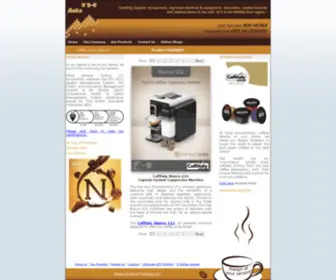 Mokatrade.com(Coffee & coffee machine) Screenshot