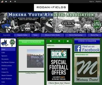 Mokenaburros.com(Football & cheerleading) Screenshot