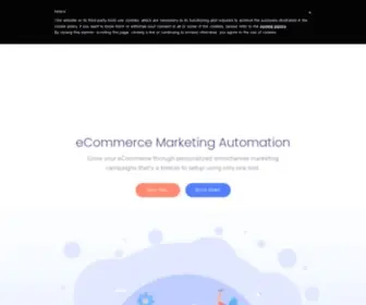 Mokini.com(ECommerce Marketing Automation) Screenshot