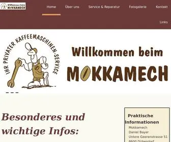 Mokkamech.ch(Meine Webseite) Screenshot