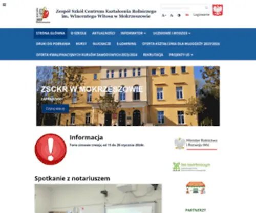 Mokrzeszow.edu.pl(Mokrzeszow) Screenshot