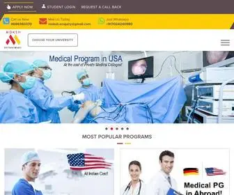 Moksh16.com(MOXSH Overseas Education Consultants) Screenshot